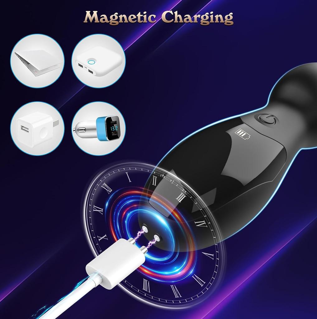 LCD-skjermperler Analvibratorer Kvinner Menn Prostatamassasjeapparater Vibrerende Anal Butt Plug Vibrator Masturbator Par Sexleketøy