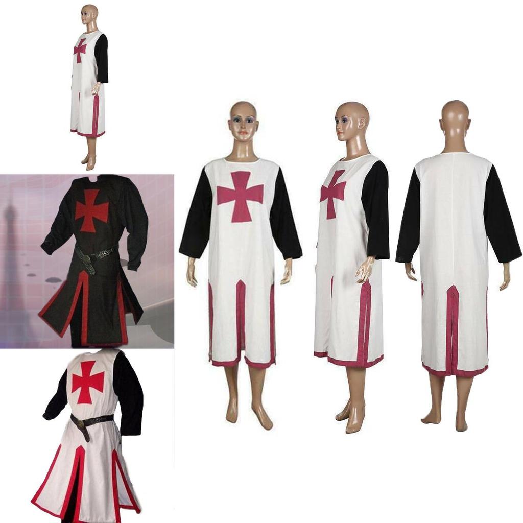 Deluxe Polyester Medieval Knight Long Sleeve Outfit Cosplay Costume