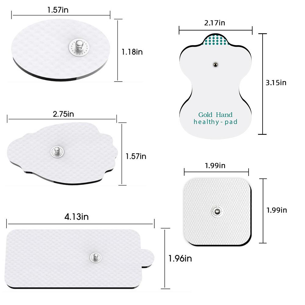 10/20PCS Electrode Pads Gel For Tens Acupuncture Physiotherapy Machine Slimming Pulse Ems Muscle Stimulator Massager Sticker