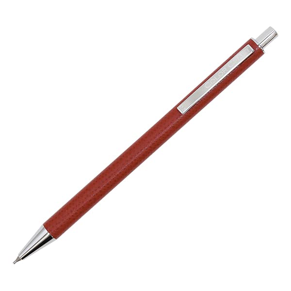 Color Chart Mechanical Pencil Cardinal Leather-Wrapped (82 Red)