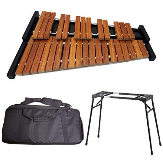 

Zenon tabletop xylophone with stand soft case ZX32BK with drumsticks Zenon + (ZX-32BK)