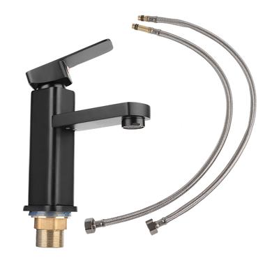 Basin Faucet Single Hole Sink Cold Hot Mixer Water Tap Waterfall Modern Faucets