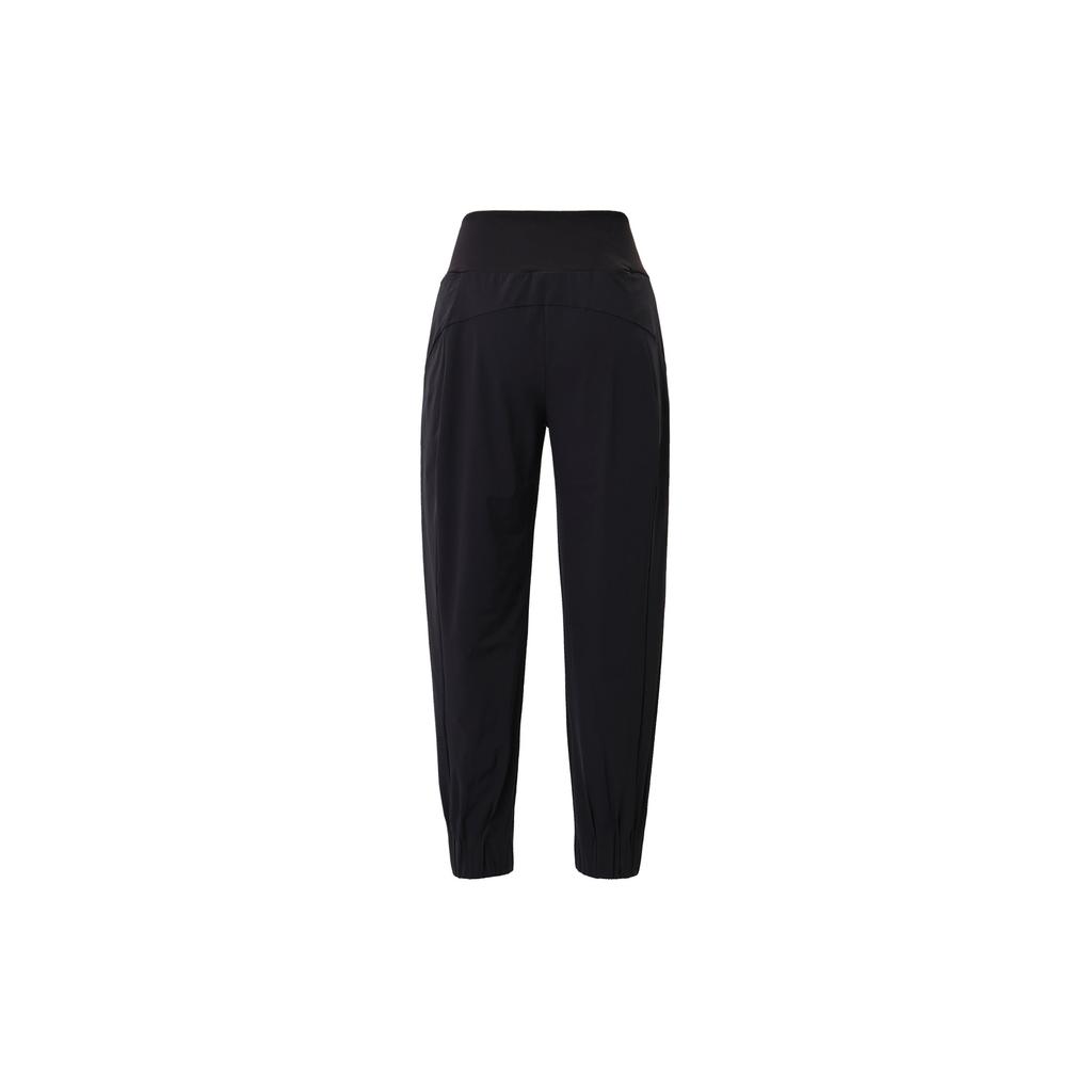 Nike Dri-FIT Breathable Quick-Dry High-Waisted Nine-Point Knitted Sports Pants Women Bottoms Black HQ1580-010
