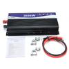 3000W/4000W/5000W/6000W Intelligent Screen Pure Sine Wave Power Inverter  Converter Adapter LCD Screen 12V/24V To 220V