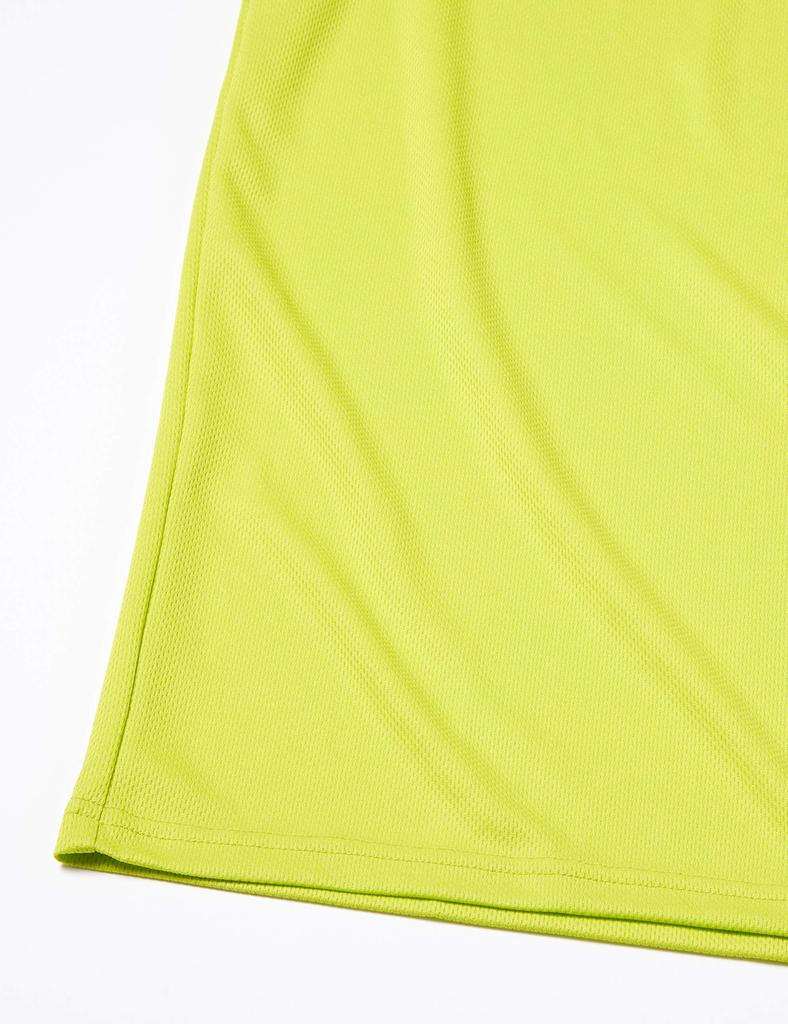 Mizuno Trainingsshirt Kurzarm Standard Limettengrün x Tief Größe S Größe S Tragen, T-Shirt, Passform, Feuchtigkeitsableitend, Schnelltrocknend, Marineblau, (32MA0120), (Japan