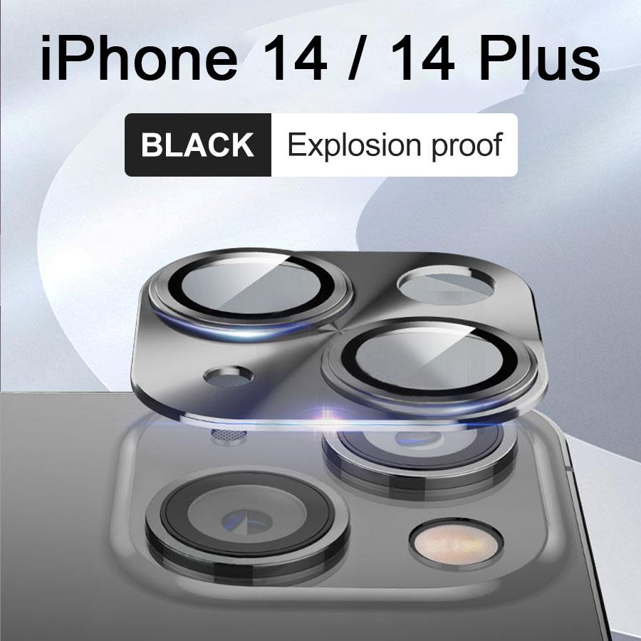Camera Lens Protector For iPhone 14 Pro Max 14 Plus Luxury Aluminum Alloy Eagle Eye Protective Ring Paste Cover