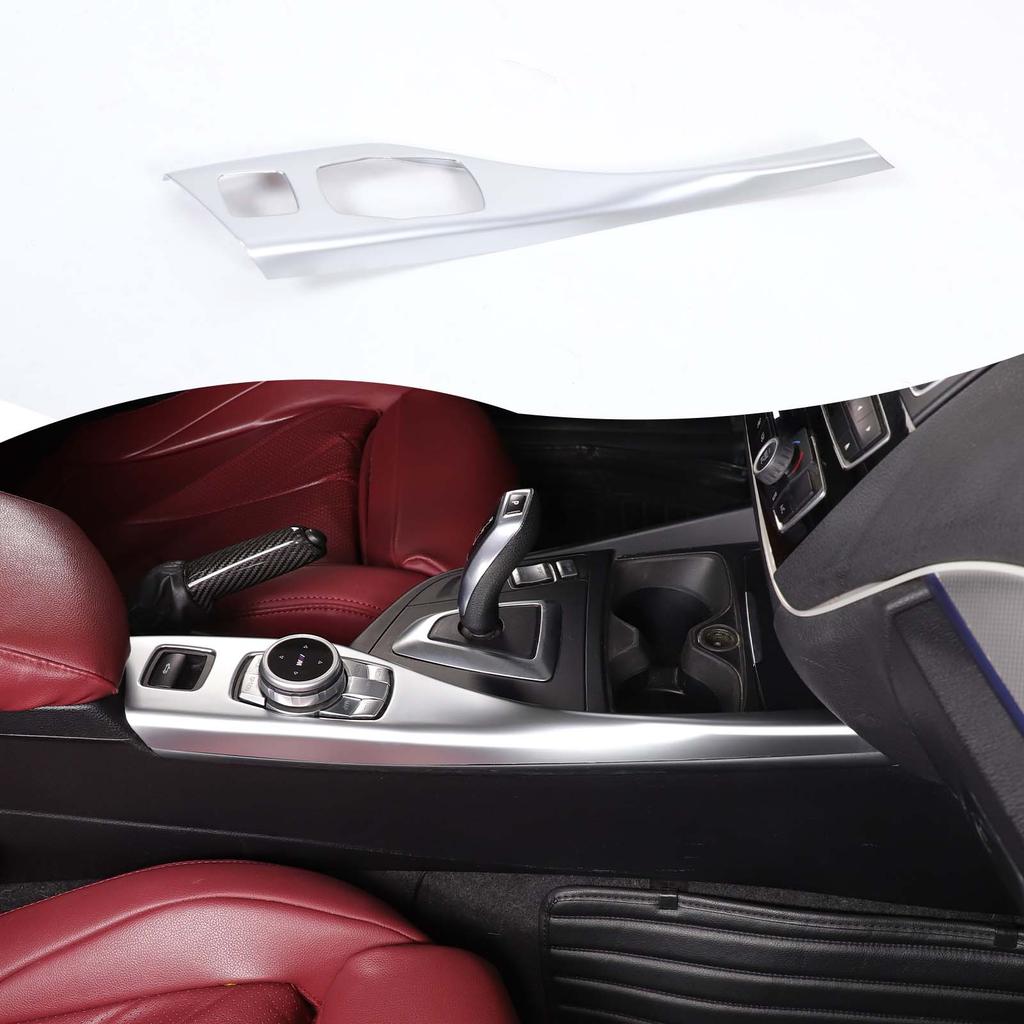 Para BMW Serie 1 F20 F21 116I 118I 12-18 Serie 2 F22 F23 ABS Fibra de Carbono Panel Multimedia Pegatinas Decorativas Accesorios para Coche