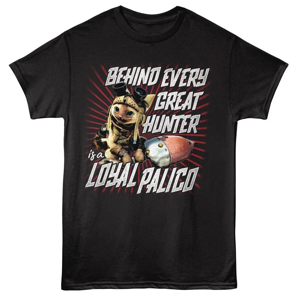 Monster Hunter Game Behind Every Great Hunter Is A Loyal Palico Men s T Shirt M