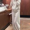 Jo Lazy Women’s Chic Hooded Sweatshirt & Wide Leg Pants Set - 2026 Spring/Autumn Fashion Casual Wear