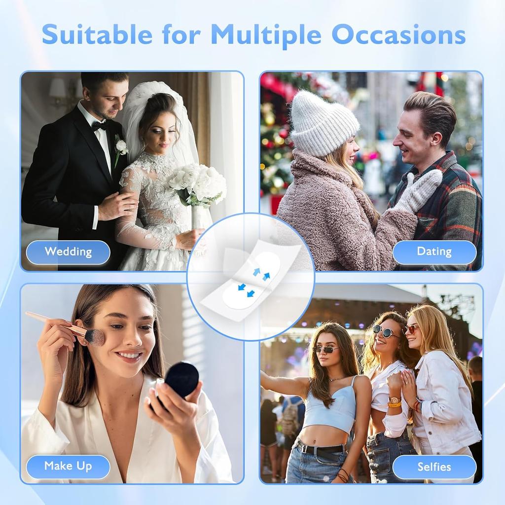 NBF Face Lift Tape Invisible, Face Tape Lifting Invisible,Facelift Tape for Makeup Tape, Instant Face Lift Tape for Women, Visible Results in