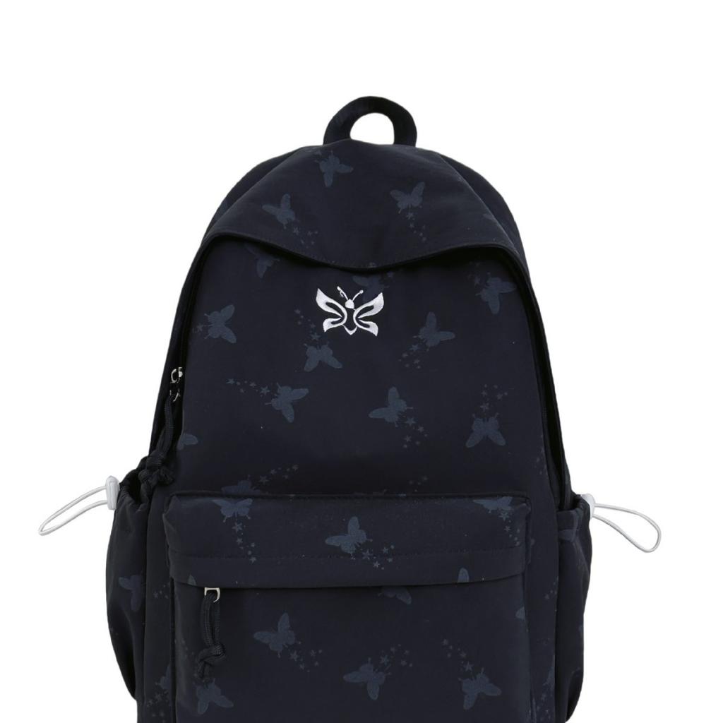 Schoolbag Korean Ins College Wind Star Backpack Large Capacity Junior High School Student School Bag Casual Lightweight Computer Backpack