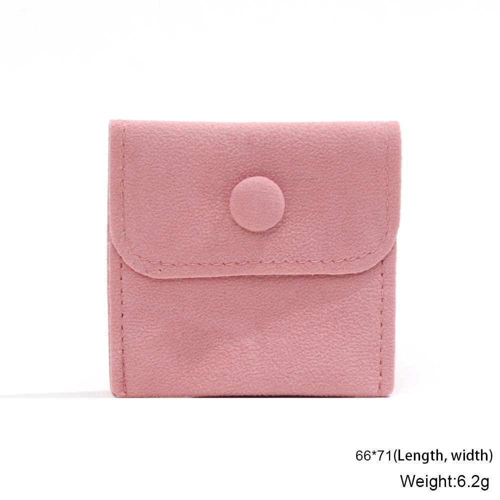 

MamacitaSlay Quality Feel Multiple Color Velvet Material Buckle Style Purse Pouch Jewelry Bag Packaging Customized Pouch розовый