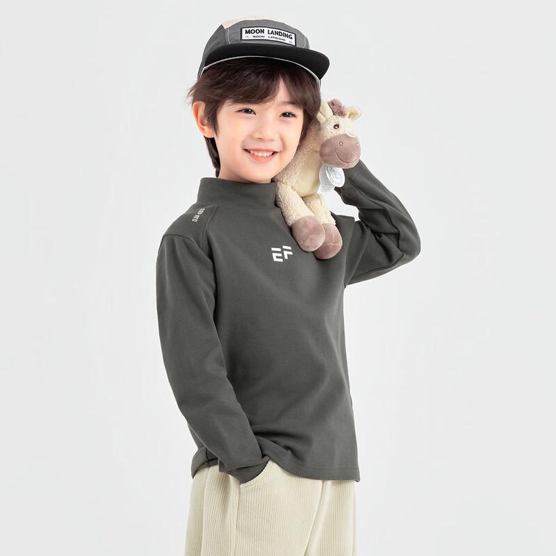 Duoduojia Boys  Autumn/Winter Thermal Long Sleeve Cotton T-Shirt 110