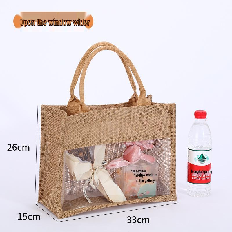 Sac fourre-tout en toile de jute: Sac de courses en jute peint à la main DIY, Lin polyvalent graffiti