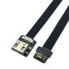 90 Degree Down Angled FPV Micro HDMI Male To HDMI Female Flat Cable for FPV Multicopter HDTV Aerial Photography (50CM)