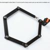 Portable Cycling Folding Lock Alloy Steel Bike Combination Lock  Bicycle Accessories