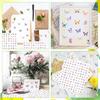 Geyee 3000 Pcs Small Butterfly Stickers for Kids Pink and Purple Mini Tiny Watercolor Incentive Chart Butterflies Stickers for Classroom Teacher