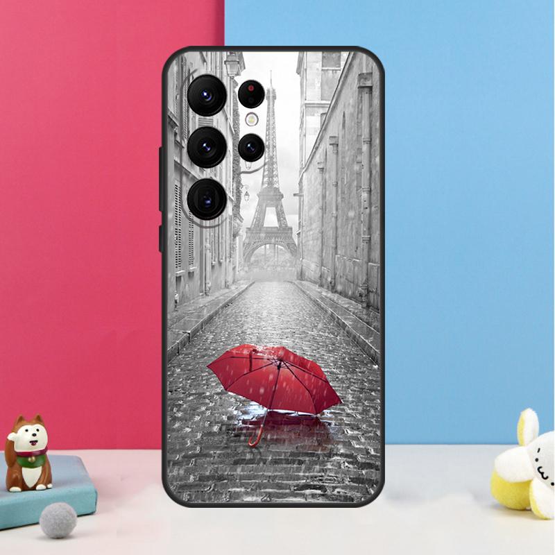 

Чехол Париж Эйфелева башня для Samsung Galaxy S25 S24 S20 S21 S22 S23 Ultra S9 S10 Plus S23 FE Задняя крышка For Galaxy S9