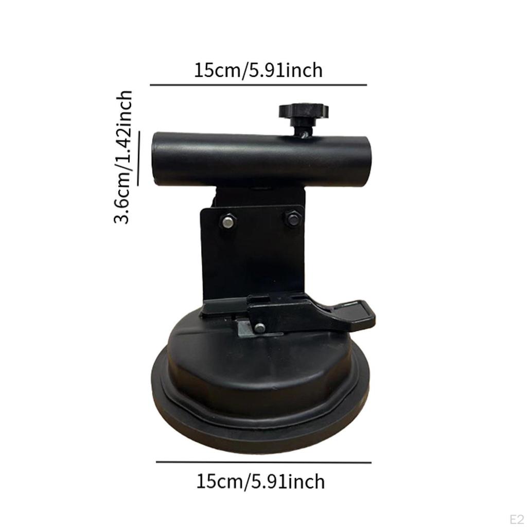 Saughalter Flaggenhalter Schwerlast Universal Montagehalterung Verstellbare Gummibasis für LKWs