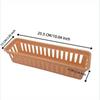 Stackable Storage Tray Colorful Plastic Pencil Basket Classroom Organizer For Pencils Crayons Small Stationery Desk Organization