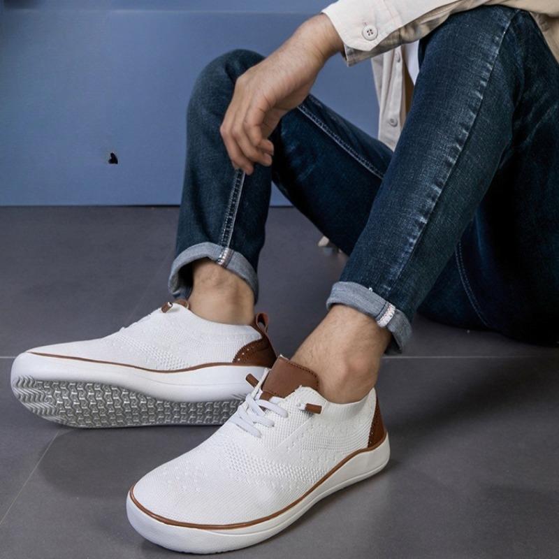 Men's Wide Barefoot Shoes Fashion Casual Sneakers Outdoor Light Walking Flats Large Size Man Shoes Breathable Mesh Shoes for Men