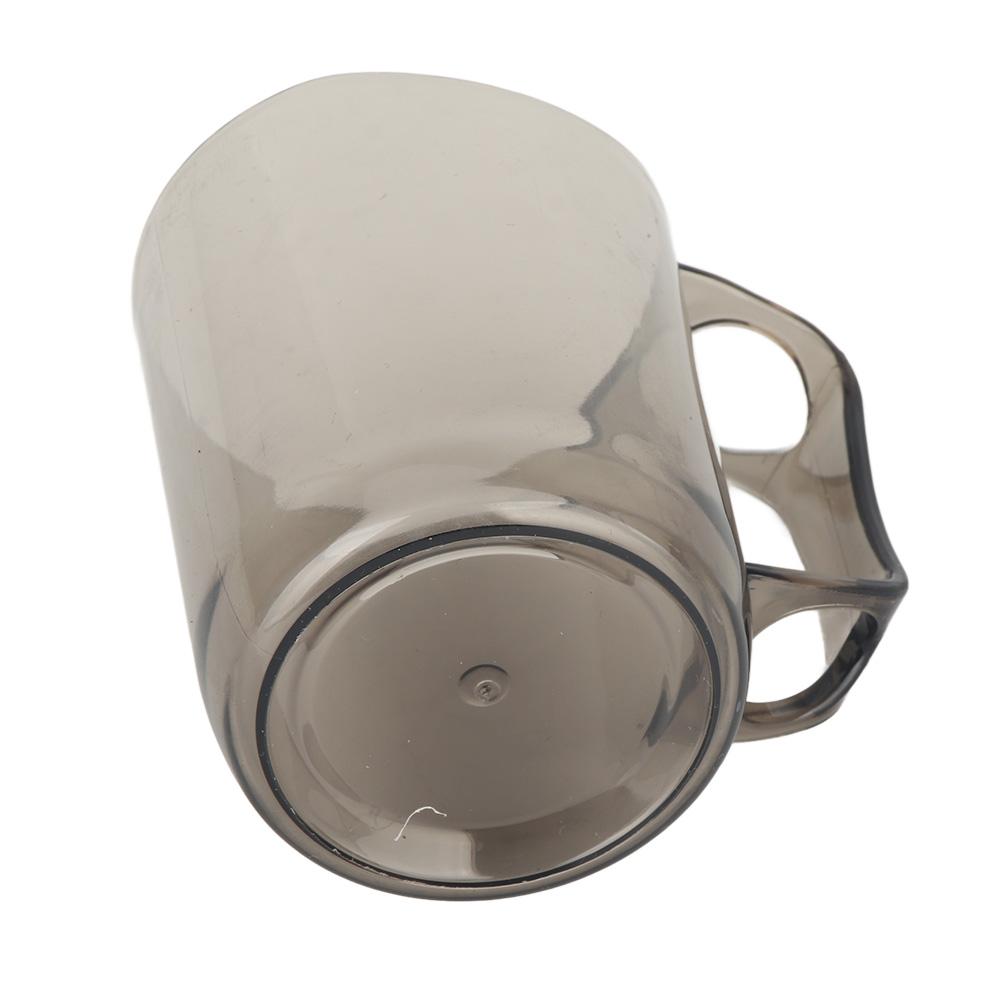 Toothbrush Holder Cup Transparent Multipurpose Lightweight Plastic Reusable Drinking Cups for