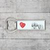 Polish Lowland Sheepdog, PON, Valee Sheepdog – Bottle opener with a dog, personalized fridge opener | Art-Dog