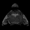 Purple Inferno Dragon Graphic Hoodie Women Oversized Vintage Goth Streetwear Long Sleeve Pullover Sweatshirt Gothic Casual Daily Outfit Harajuku Style