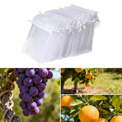 100pcs Fruit Protection Bag Breathable Fruit Protection Bags For Grapes Figs ForInsect Proof Bag Breathable Mesh Protective Bags