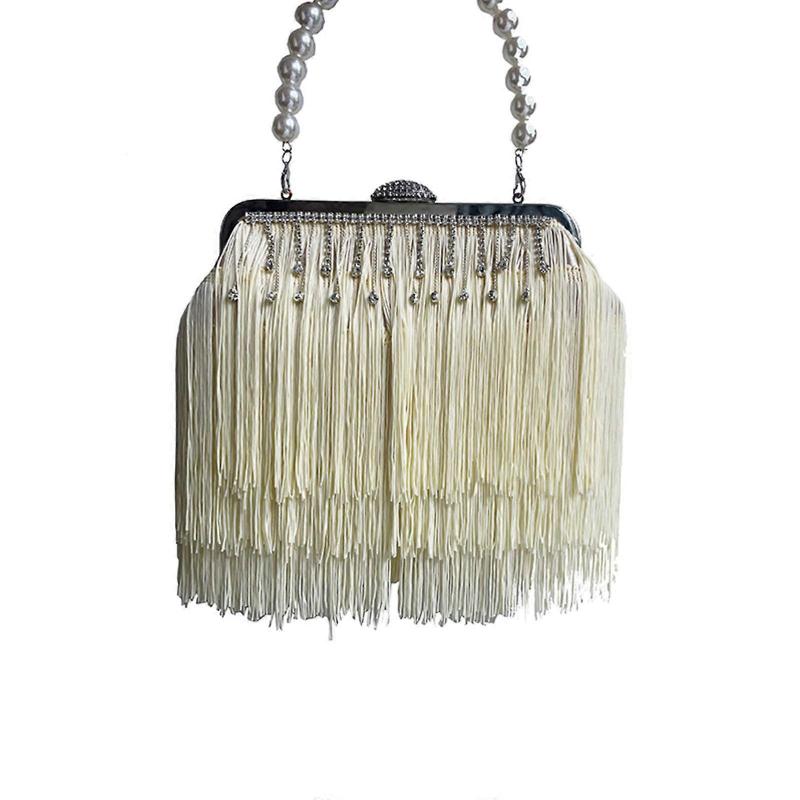 Women Evening Bag Purse Detachable Chain Elegant Shoulder Bags Handbag Tote Luxury Crossbody Clutch Party Purse  Yellow