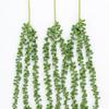 3 Forchette Amante Lacrime Piante Realistiche Foglie verdi Appeso a parete Vibrante Decorazione della casa Piante grasse artificiali Abbigliamento per adulti