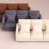 Realistic Sofa Model Figure with Three Seats Design Miniature Furniture for 1/12 Scale Doll House Scene Landscape Props