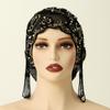 Muslim Rhinetone Lace Inner Cap Elastic Islamic Headwear for Women Prayer Cap Head Cover