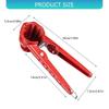 652F Durable Aluminum Nut Cracker Double Opening Design Nonslip Handle Easy Operation Walnuts Pecan Plier Clip For Home Kitchens