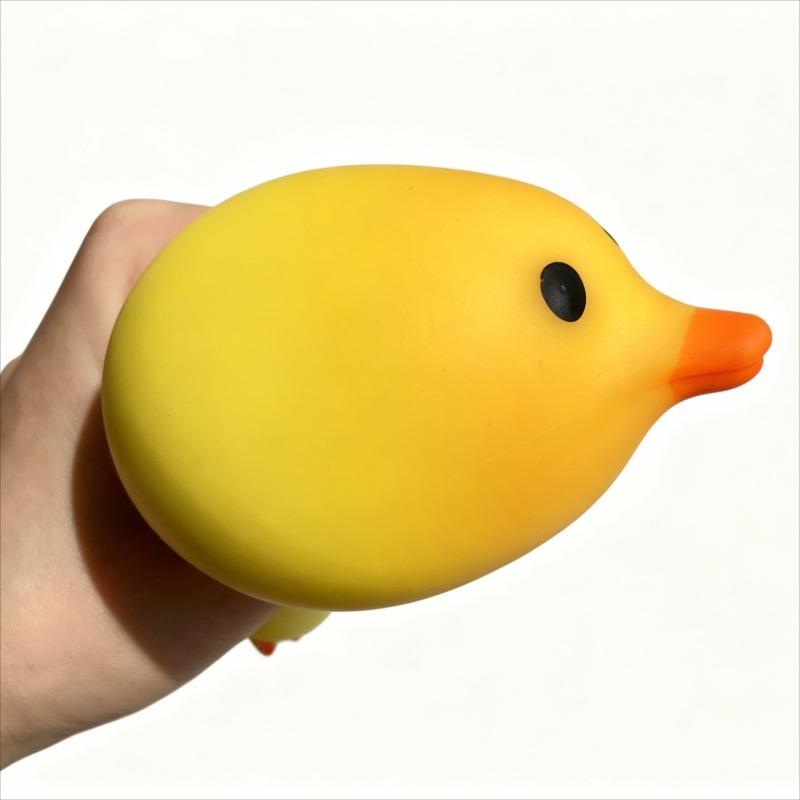 Cute Yellow Duck Squishy Fidget Toys Soft Slow Rising Stress Relief Squeeze Toy Decompression Stretch Toy Friend Best Gift