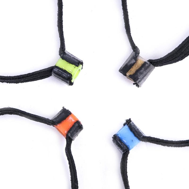 6Pcs Tippet Spool Tenders Fishing Tippet Rings Gadget Portable Threader Elastic Fishing Wire Leader for Outdoor Activity