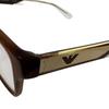 Used Good EMPORIO ARMANI Glasses EA3239F Brown Men's Old Clothes Used USED