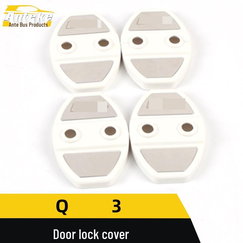 Q3 Door Lock Cover - Decorative Plastic Buckle for Car Interior