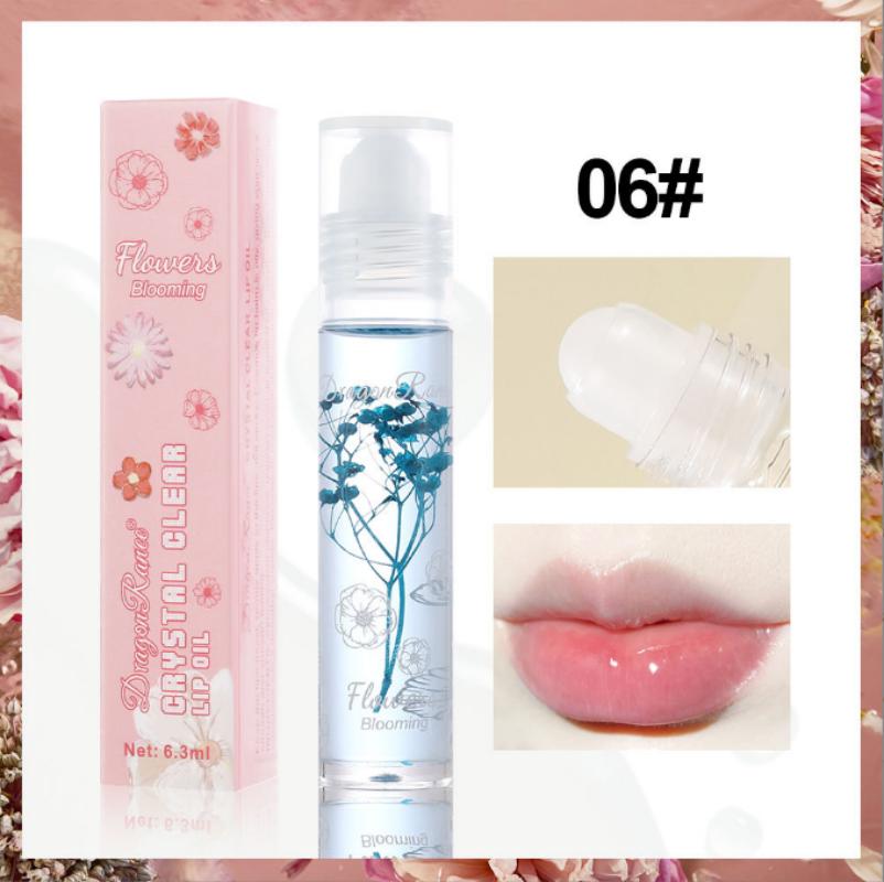 

Женский водостойкий блеск для губ, цветочная помада, изменение цвета, желейная помада, увлажняющий крем, цветочное масло для губ, прозрачное бесцветное масло для губ