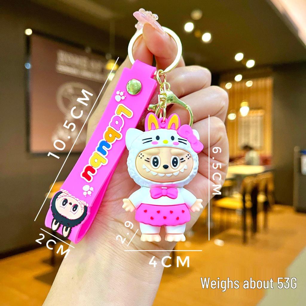 Großer Niedlicher Bubu Hase Schlüsselanhänger Anhänger für Taschen, Autos und Schultaschen - Perfektes kleines Geschenk für Paare