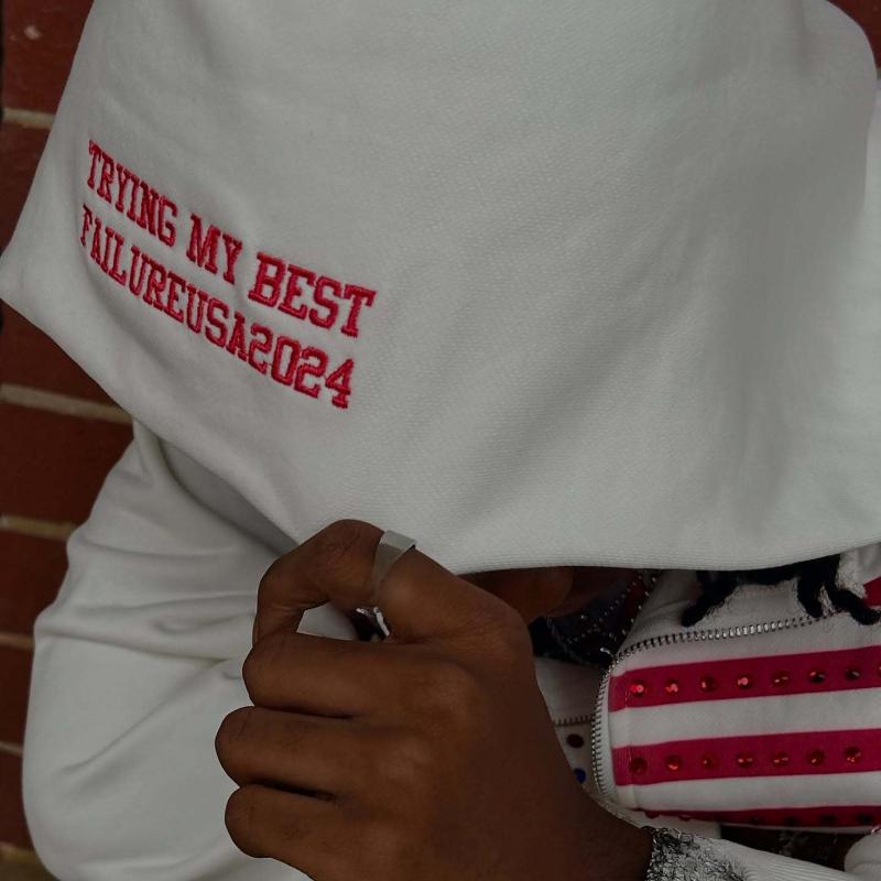 Evropská a americká Y2K mikina s kapucí s potiskem písmen, kapsou, personalizovaný trendy volný hip-hopový kardigan