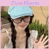Vintage Embroidered Newsboy Cap With Sun Protection For Spring And Summer Wear