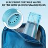 550ML Pet Water Bottle Leak-Proof Foldable One Button Opening with Hanging Rope Portable Dog Water Bottle