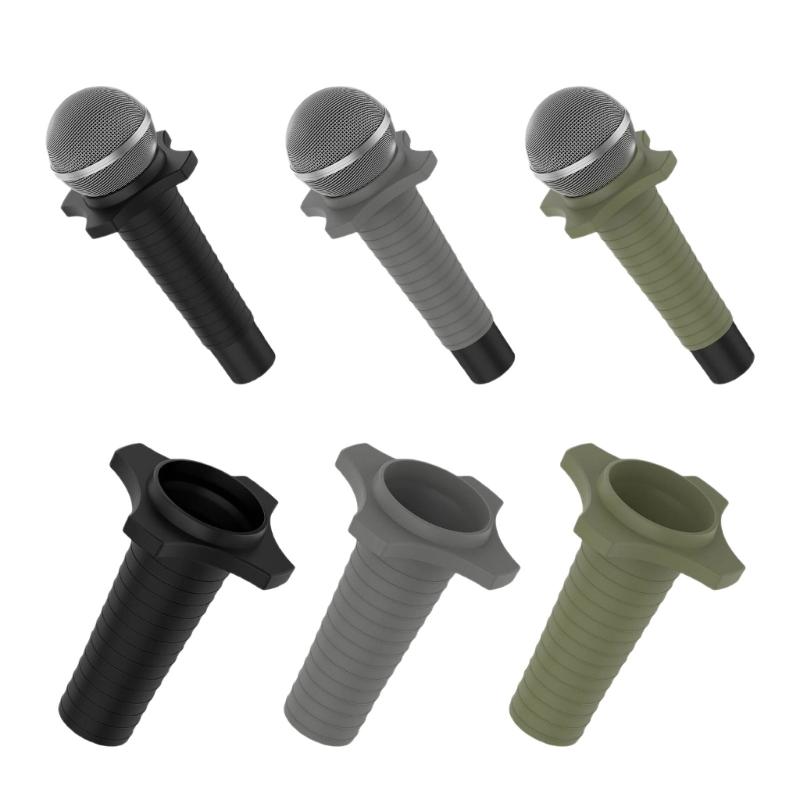 Dustproof Protective Silicone Case For Vocal Mics Shock Absorption Snug Studio Equipment Accessory