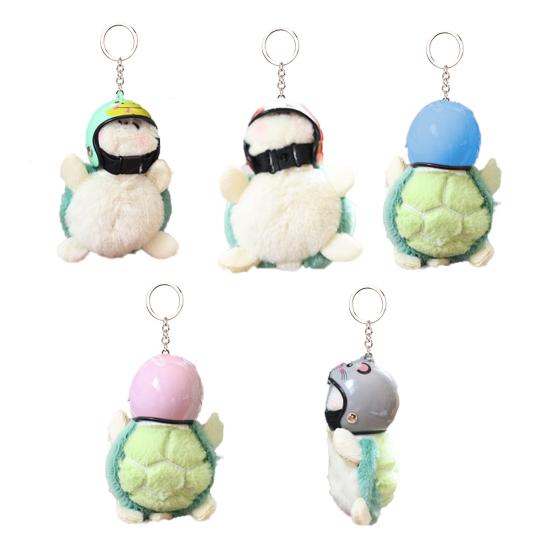 Doll Pendant Keychain Turtle Shape Plush Doll Key Holder Easy to Carry Lightweight Keychain Backpack Accessories