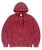 Mahagrid Washed Cut Off Applique Hood Zip Up Red(Mg2Ffmm496A)