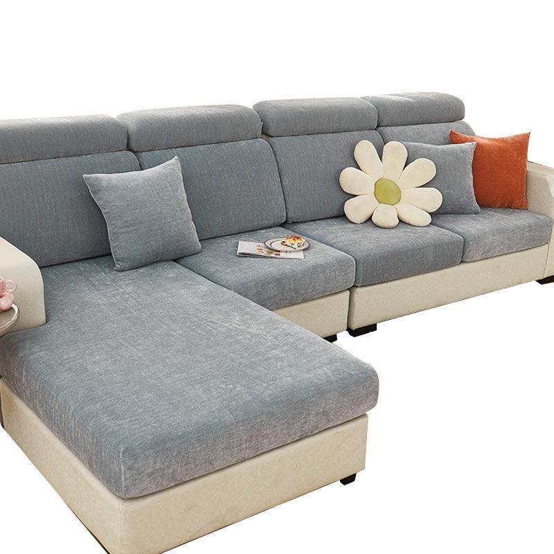 Jacquard Velvet Sofa Cover Non-slip Sofa Cover Cover All-inclusive Four Seasons Universal Elastic Cover Hats Simple Modern Cushion Cover Sub