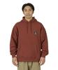 Snow Peak New Standard Square Logo Hoodie NSD-SW-25AU002 Hoodie for Men and Women, Light Brown, Size S