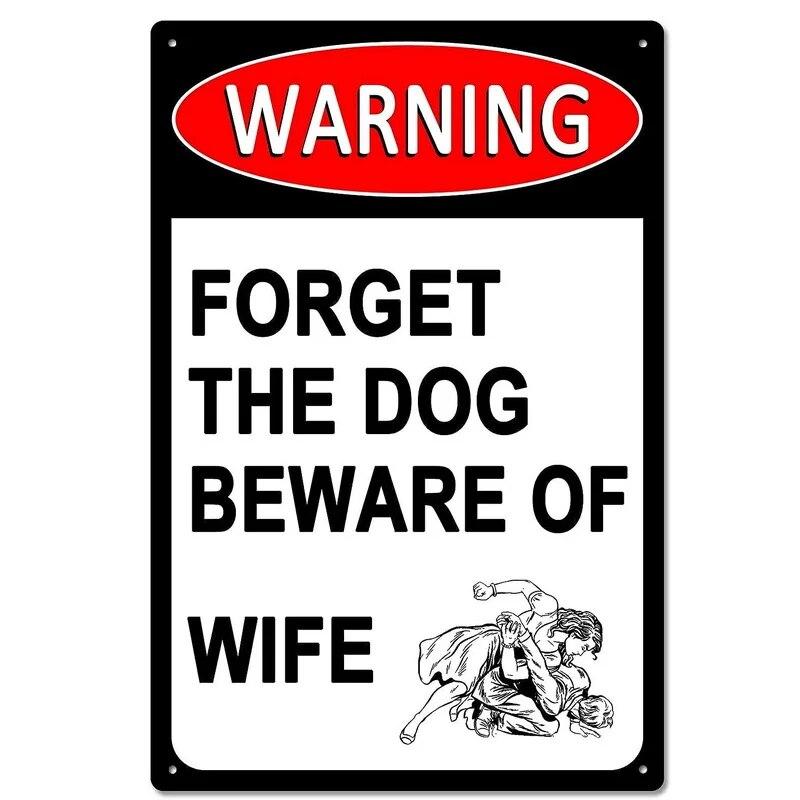 Vintage Warning Metal Tin Sings Keep Gate Closed Posters Plate Wall Decor for Home Bars Garage Cafe Clubs Garden Retro Poster