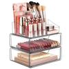 Vtopmart Cosmetic Storage Removable Large Capacity Makeup for Bathroom Storage Box, 3-Tier Drawer, Acrylic, Box, Cosmetics, Makeup, Skincare, Perfume,